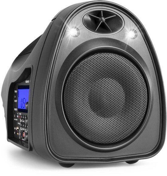 Draagbare Speaker Bluetooth 130W - Draagbaar PA Systeem Met Accu - 6,5 Inch Woofer - Zwart - Voor Presentaties En Muziek — afbeelding 3