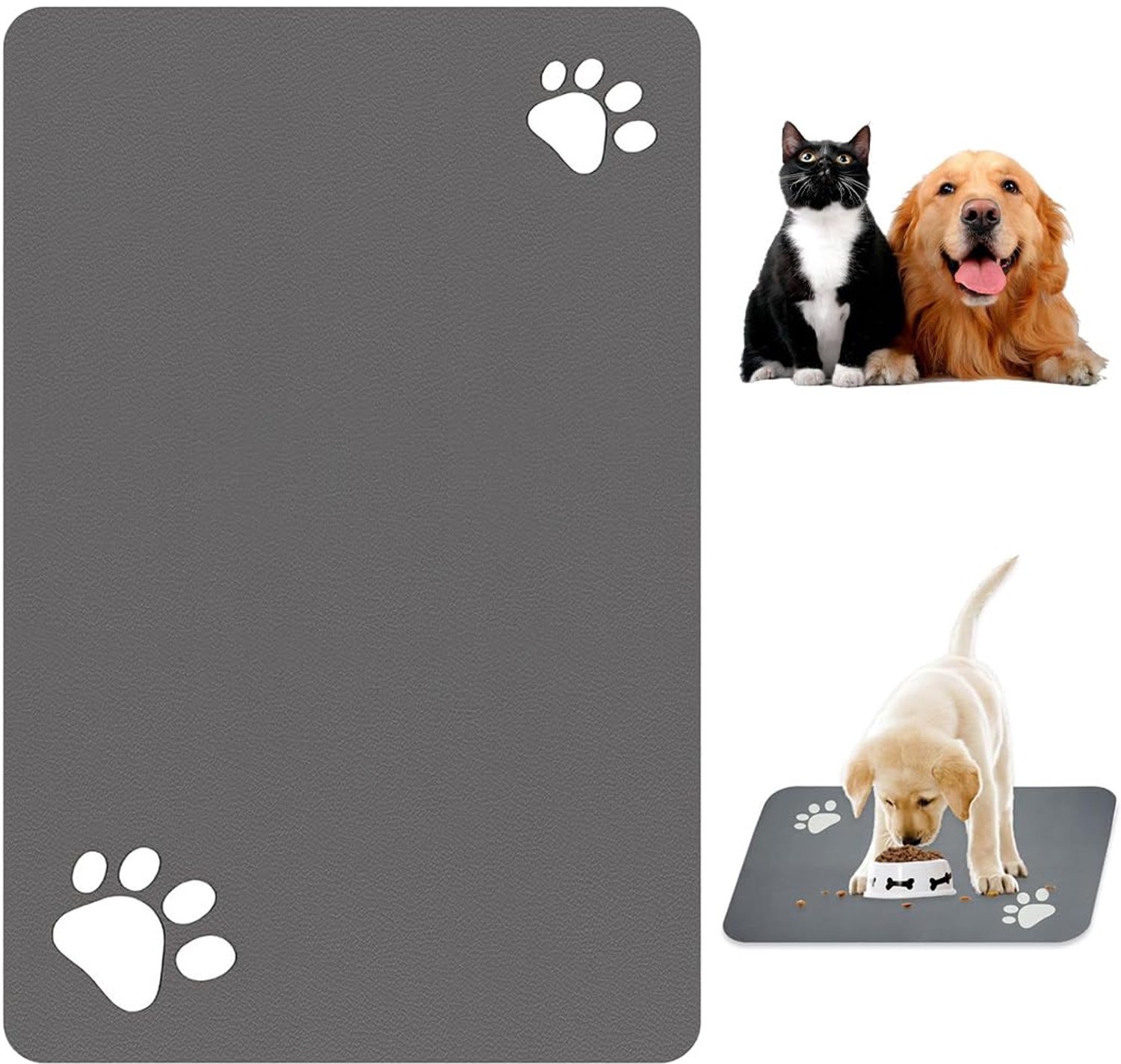 Anti-slip Siliconen Voedselmat voor Honden en Katten