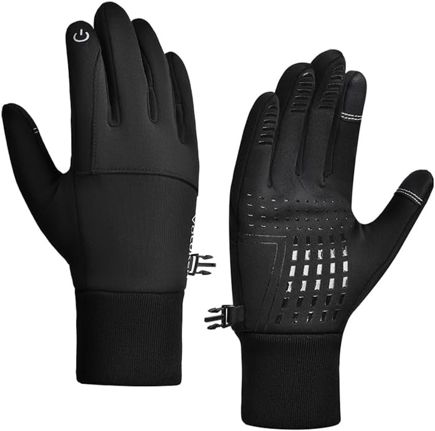 Winterhandschoenen met Touchscreen Winddicht en Waterafstotend Thermo Fleece Voering – Voor Heren en Dames Perfect voor Fietsen Hardlopen Autorijden Wandelen en Skiën Zwart