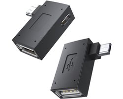 Micro-USB-OTG 2er Set, für Fire TV Stick 4K, Micro-B auf USB-A
