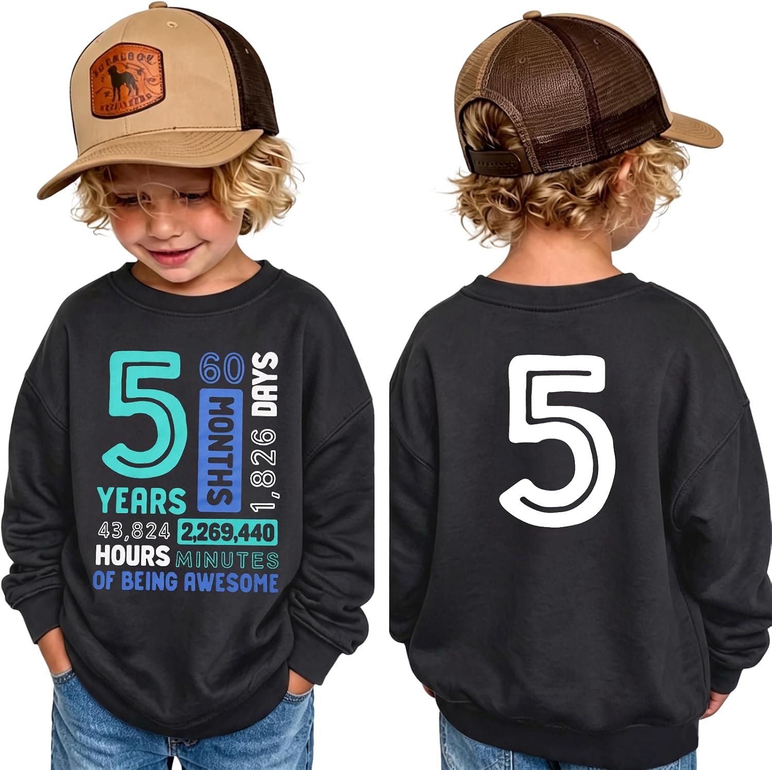 Sweatshirt voor jongens 5-10 jaar