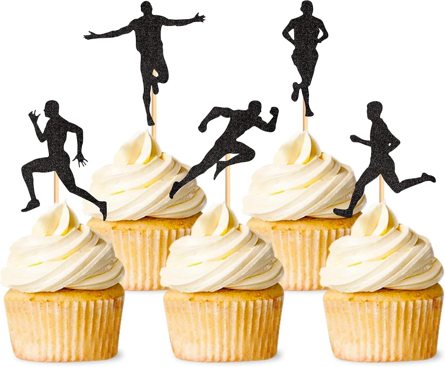 30 Cupcaketoppers voor hardlopers