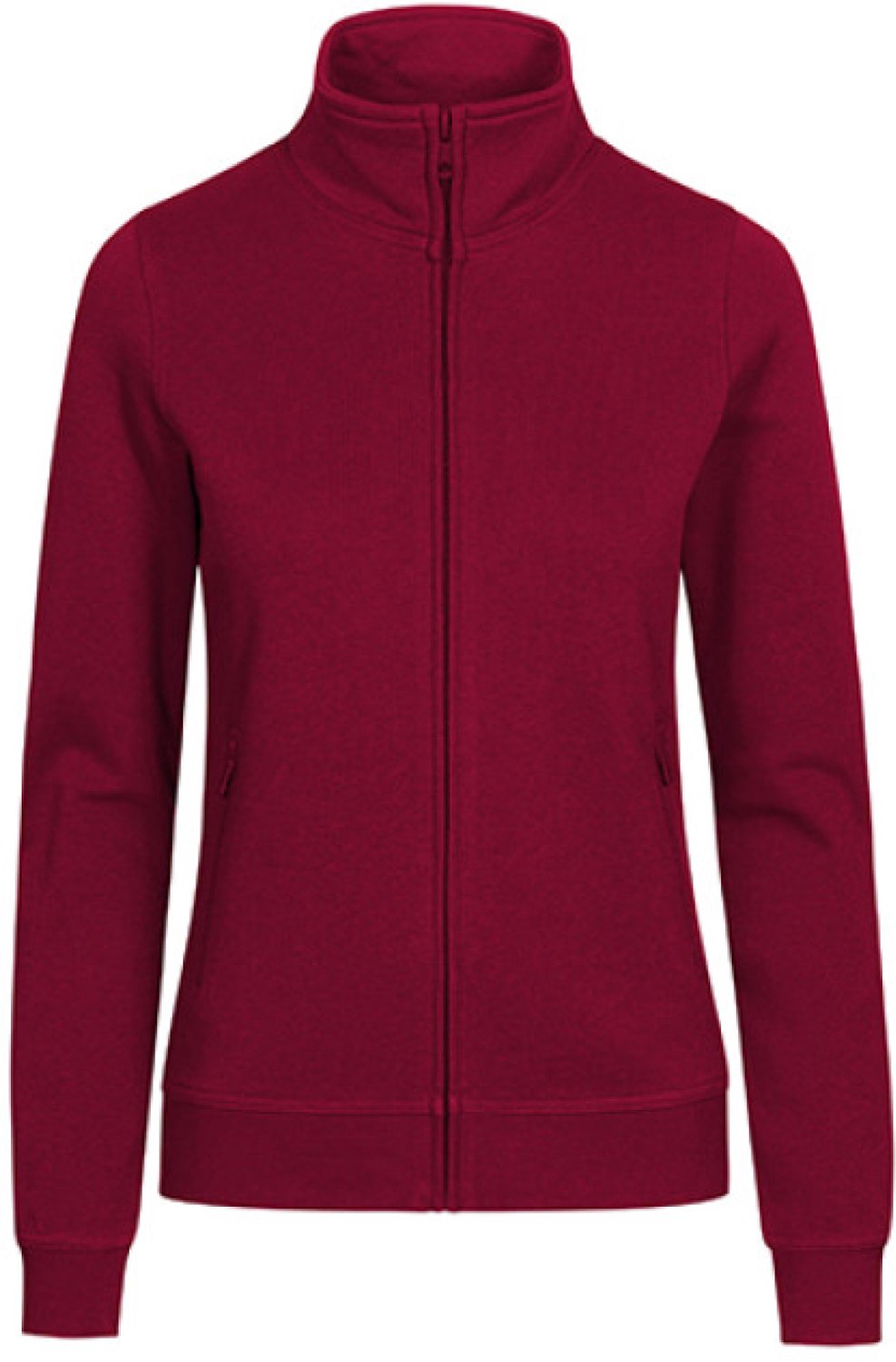 EXCD Women´s Sweatjacket CD5275 - Granat - M