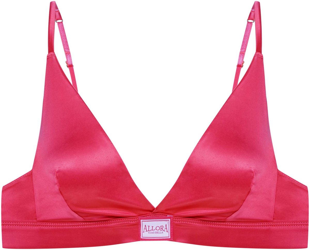 Bloovii Ocnori - Triangle Beha - Satijnlook - Felroze - Zonder Beugels
