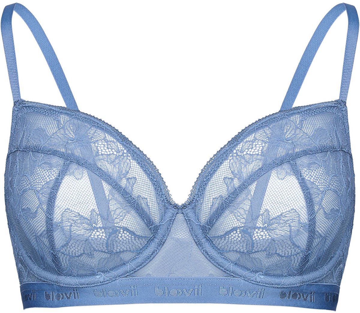 Bloovii Corissa 43885 - Zachte beha - Staalblauw - Met beugel
