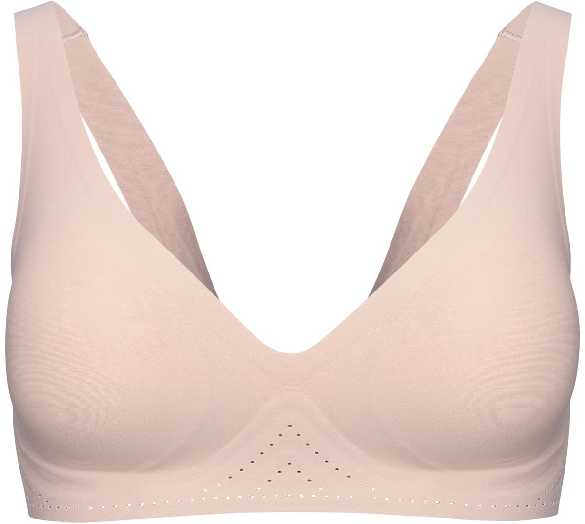 ESOTIQ Sleeky - Push-upbeha - Beige - Zonder beugels - Driehoekige cups