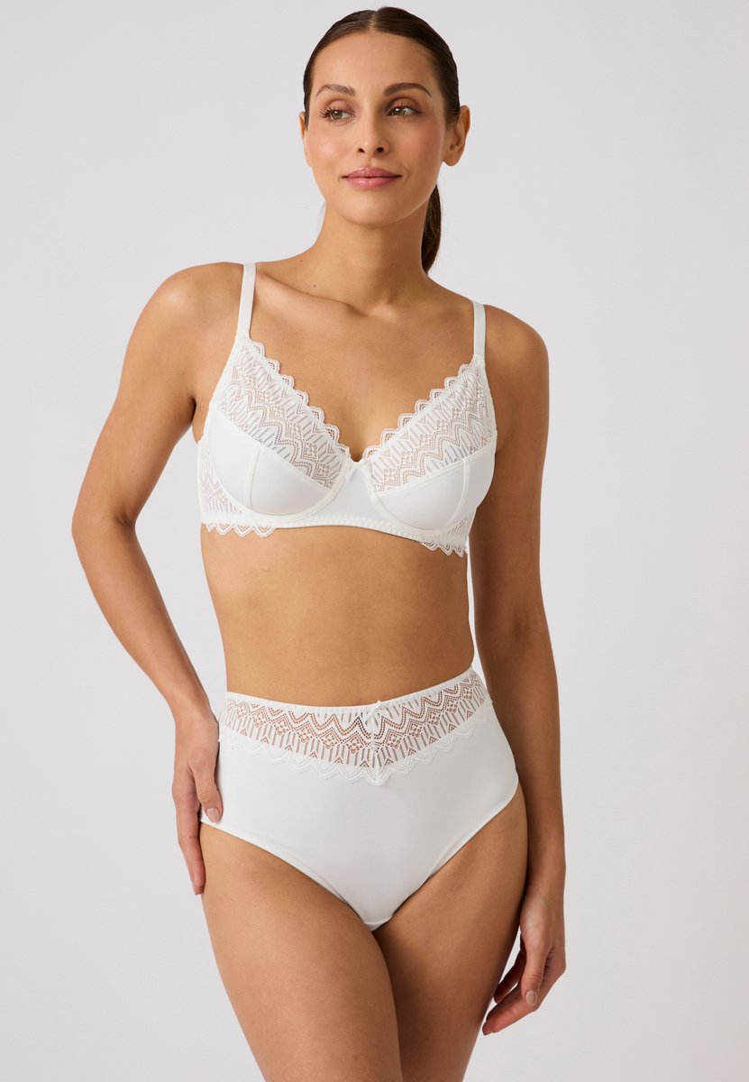 Damart - Maxi slip LENA van Damart - Dames - Wit - L