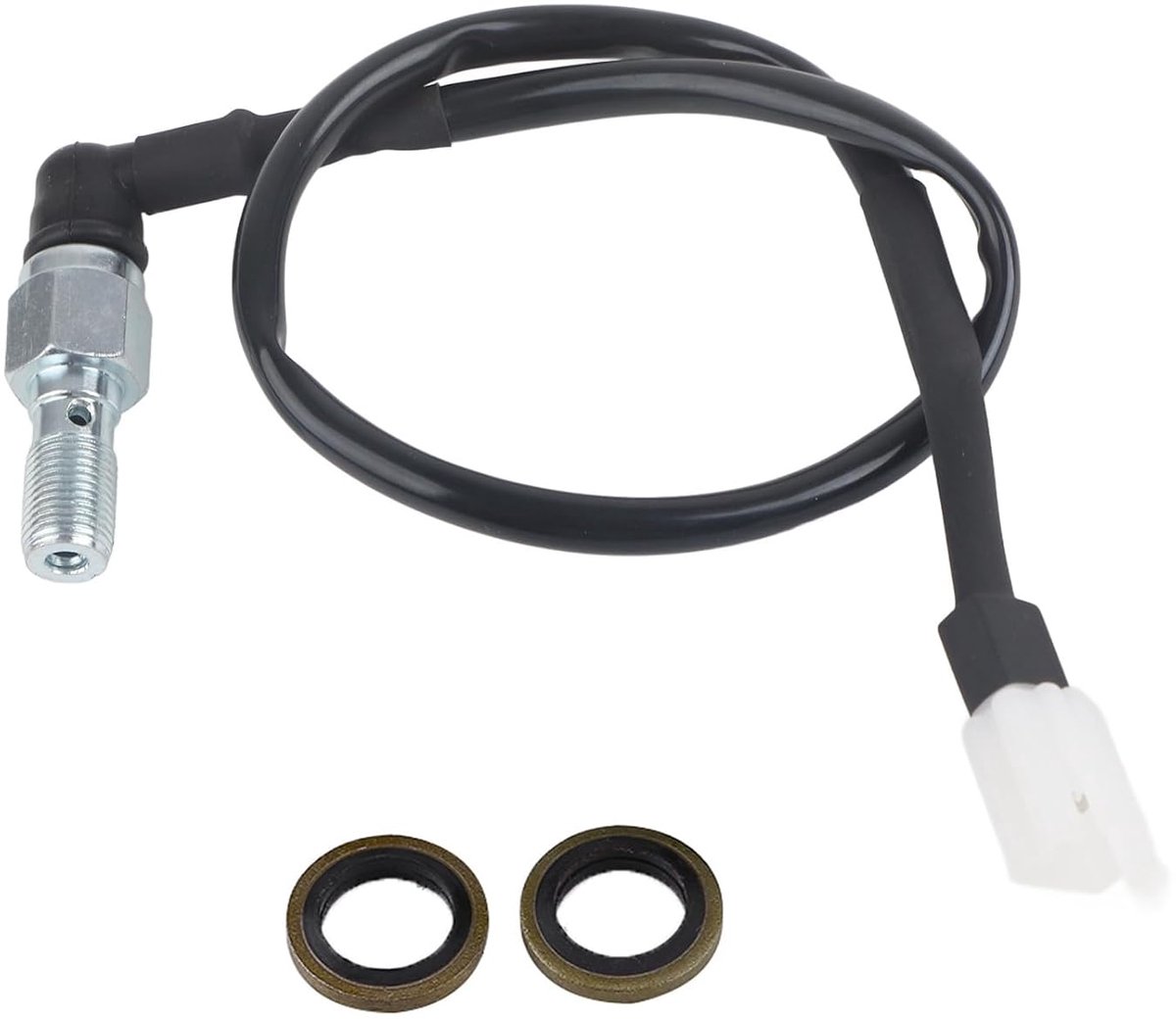 Motorfiets Achter Hydraulische Remdruk Lichtschakelaar 10x1.25mm 10x1mm voor Scooter Bromfiets Dirt Pit Bike ATV (M10*1MM)-Interrupteur Frein Arrière