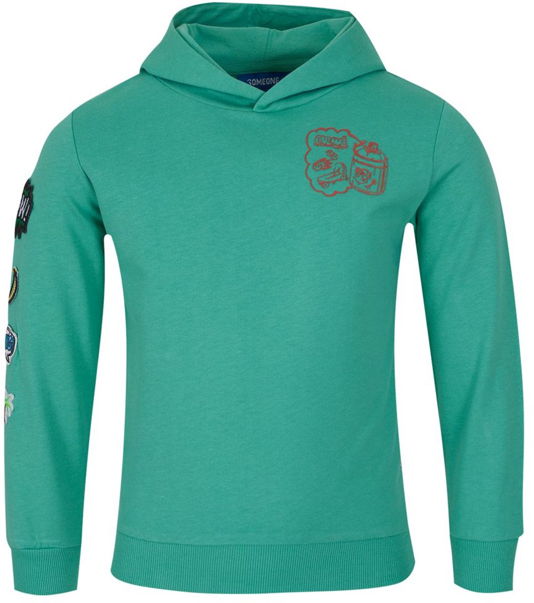 Someone - Sweater - Maat 92 - Jongens - Groen -