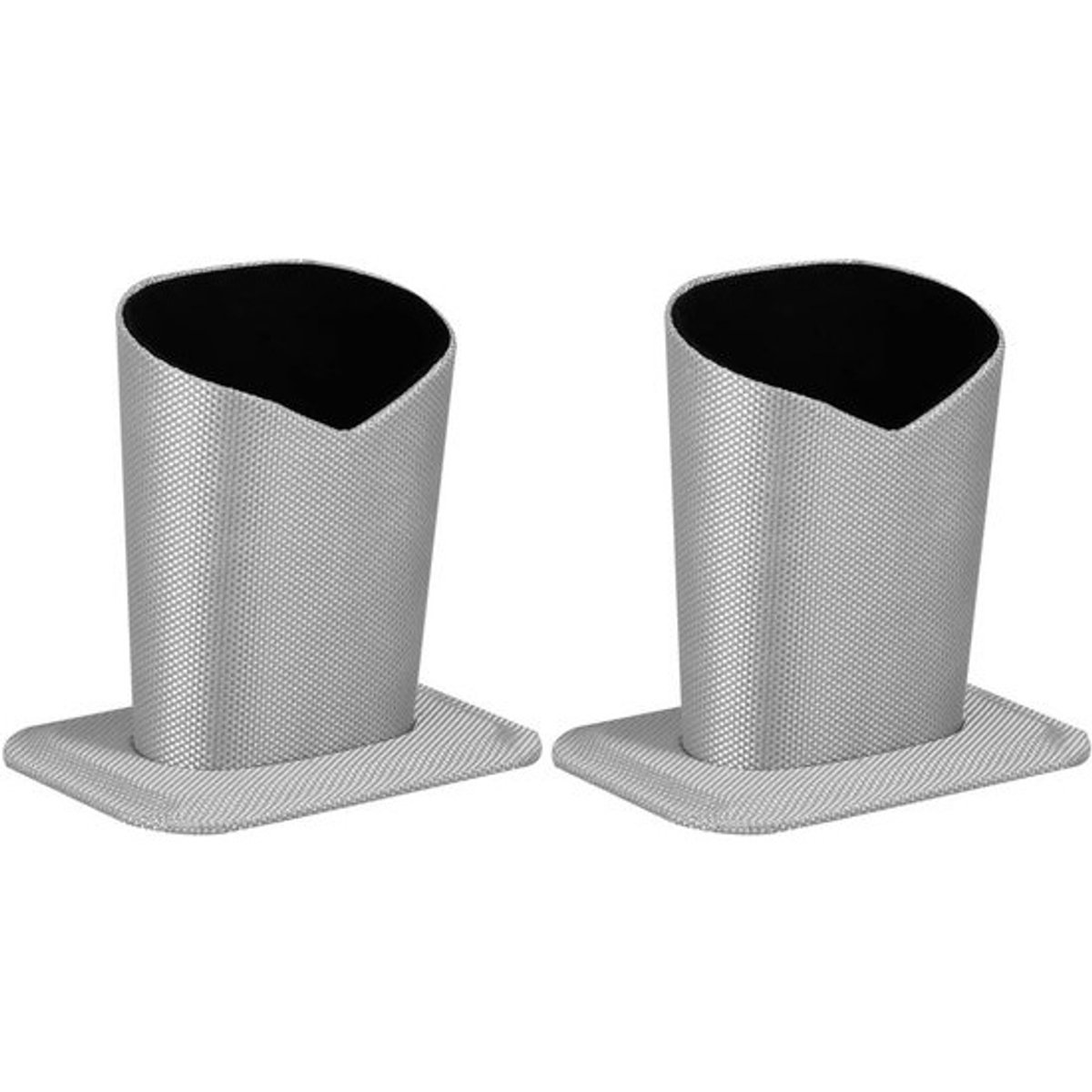 Set van 2 brillenhouders en pennenorganizers - Multifunctionele standaard voor brillen, zonnebrillen en telefoons (zilver) - 11,8 x 8,2 cm, duurzaam en praktisch