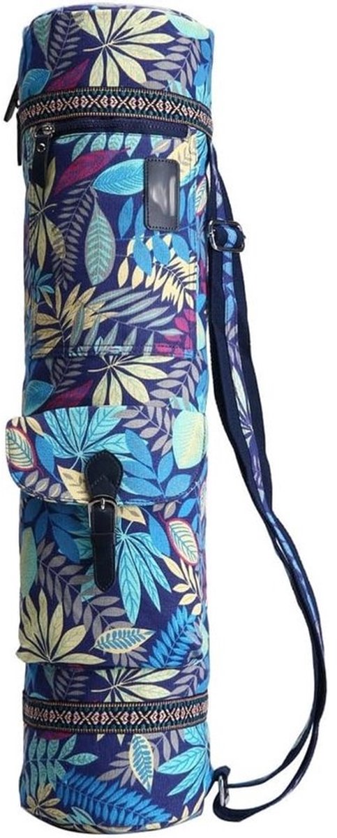 SPHProducts - Yoga-mattentas - Grote yogadraagriem - Handgemaakt - Rood - Yoga-accessoire - Ideaal voor sporters - 28 inch