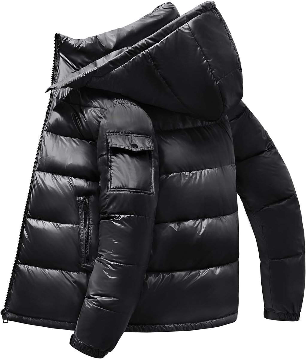Heekpek Heren winterjas outdoor gewatteerde jas heren parka jassen mannen warm winddicht waterdicht puffer winterjas met capuchon
