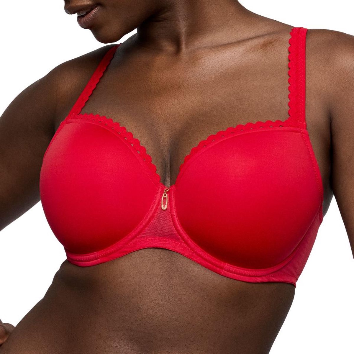 PrimaDonna Twist Wowgirl Voorgevormde Balconette Bh 0242602 True Red - maat EU 80G / FR Rood