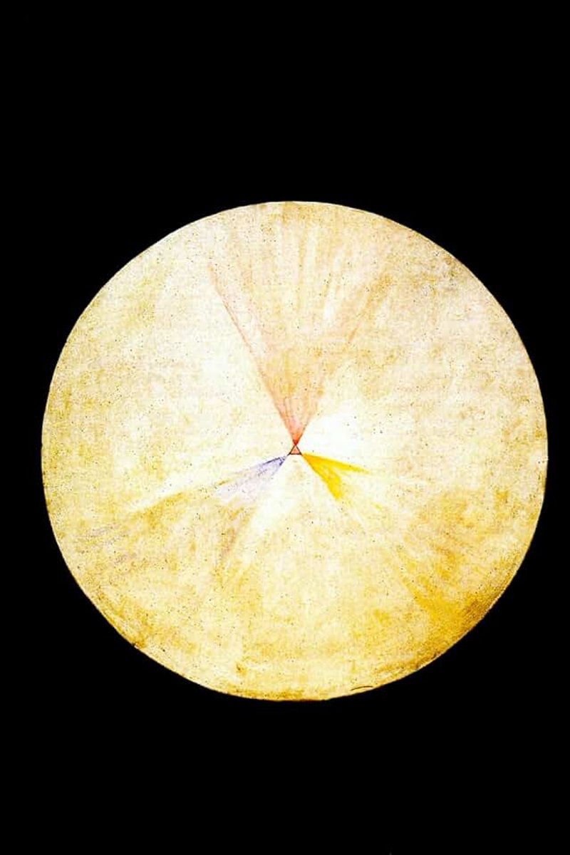 Swan No. 14 SUW - Hilma af Klint - Notebook: 120 Lined Pages 6" x 9" Journal Diary Notepad