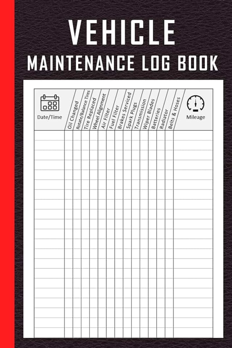 Maintenance Log Book: Repair and Service Record Log Book for Cars | Car Maintenance Log Book | Automotive Service Record Book | Oil Change ... Diary | Cars, Trucks, And Other Vehicles.
