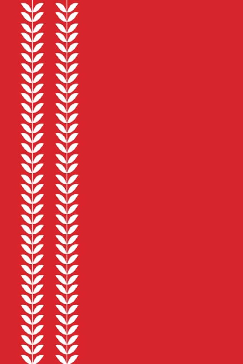 Shemagh Art - 01: A Notebook / Journal with abstract Shemagh red design ideal for gifts / presents or for personal note taking , school , university , collage , work , or just for do