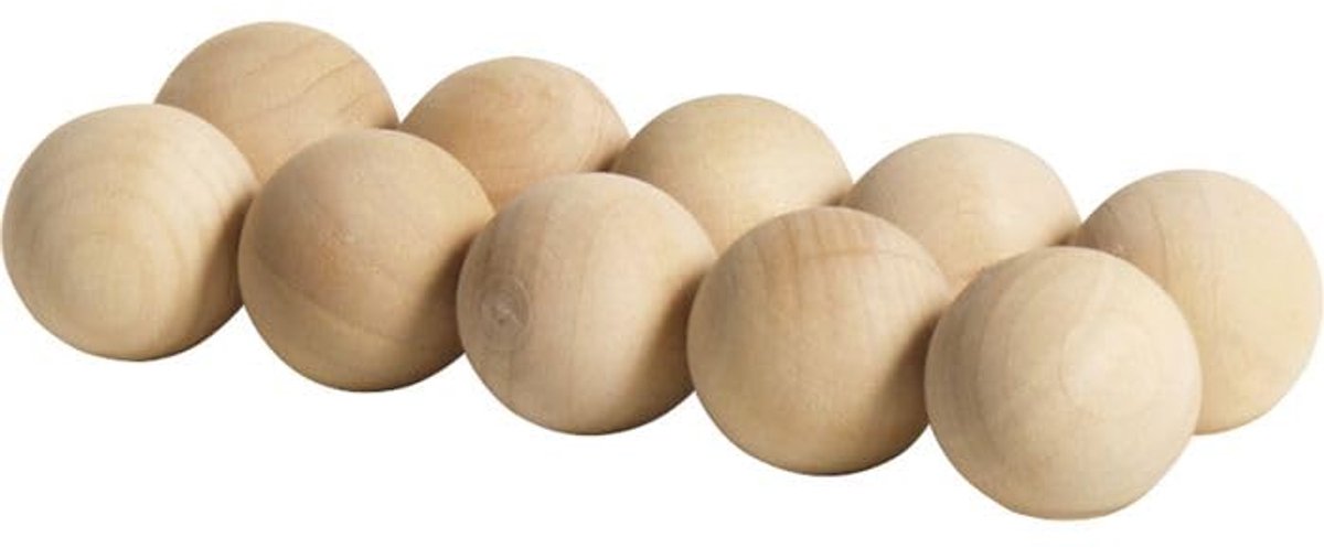 Jeu de boules buts naturel 10 stuks