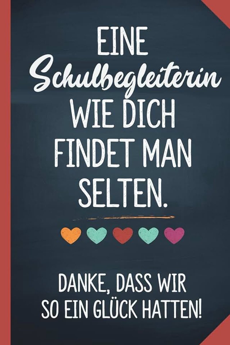 Geschenk - Notizbuch - Unterstützung eines Schülers in der Schule- Danke: Geschenkidee für Schulbegleitung - Unterstützung in Schule ... Frauen - A5 Notizheft mit 120 blanko Seiten