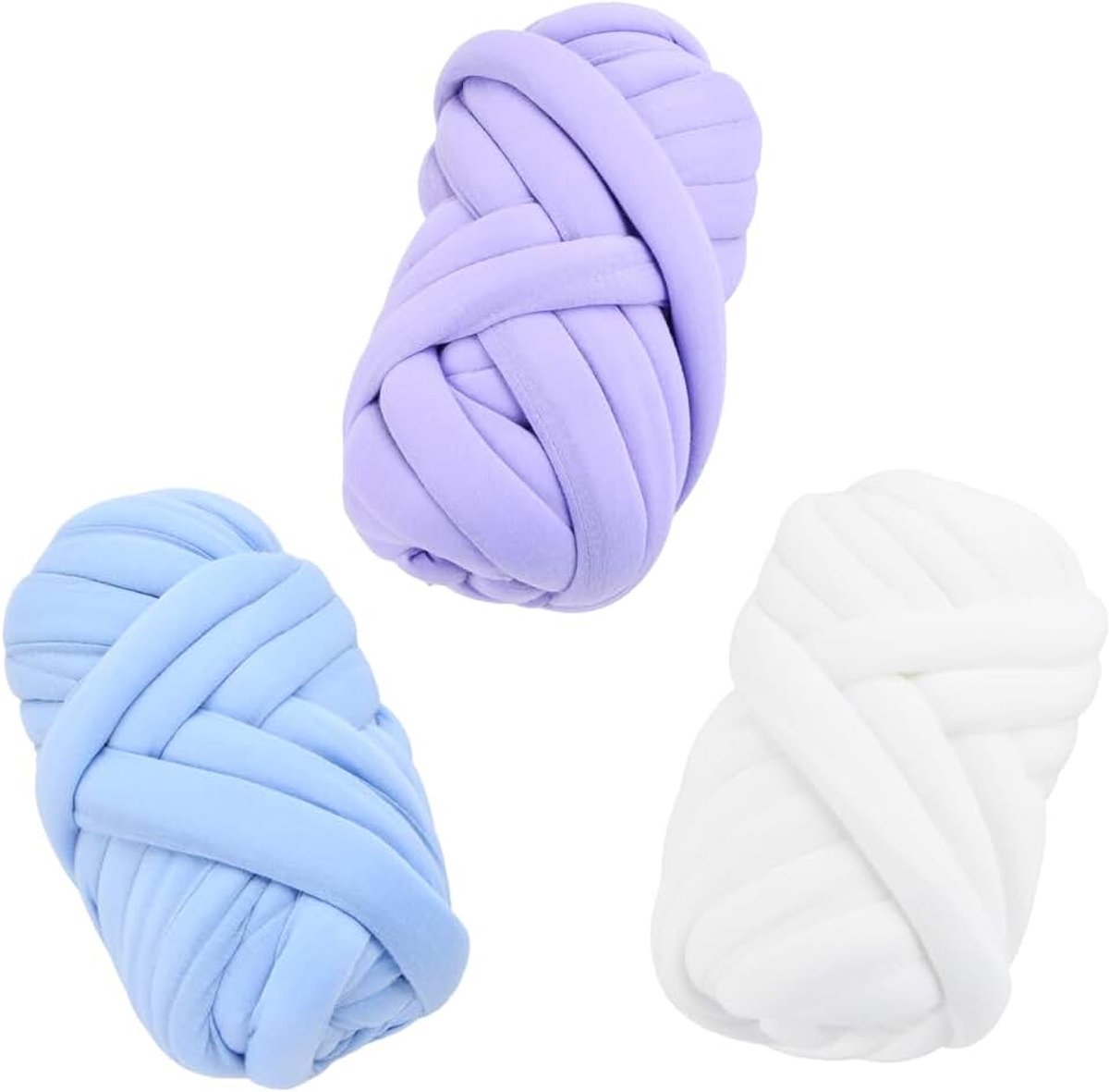 Katoenen buisgaren, handgebreid grof garen, 250 g/12 m x 3 voor breien, voor haken, handtassen, handen, breien, huisdier, bed, tapijten, kussens, ambachten
