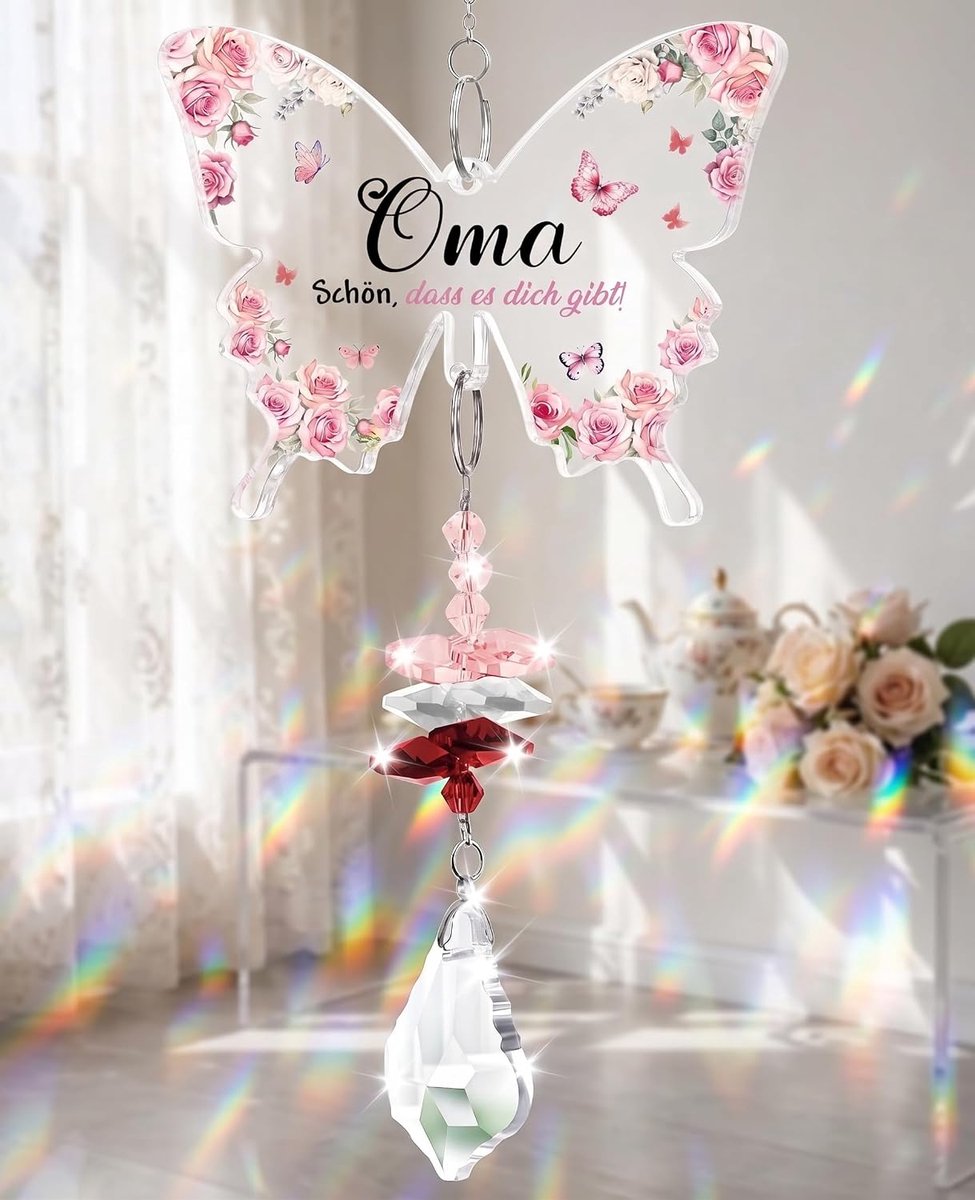 Zonnevanger Vlinder, Geschenk für Oma,Poeder