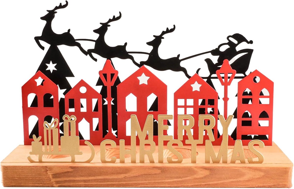 Adventskaarsenhouder met kroon, tafelblad voor kaarsen, metalen kandelaar met houten houders voor decoraties