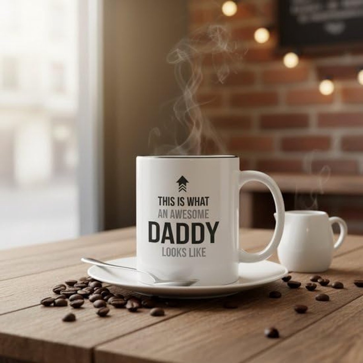 'This Is What an Awesome Daddy Looks Like' Mok- 330 ml - Beste Papa Koffie Beker