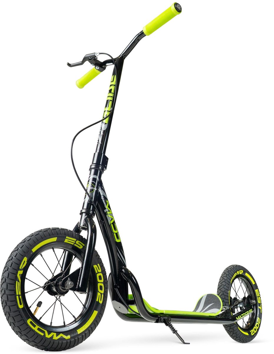 Off Road Step - MGP Metro Glide - Zwart/Groen - Luchtbanden - Staander - Handrem - Vanaf 8 jaar