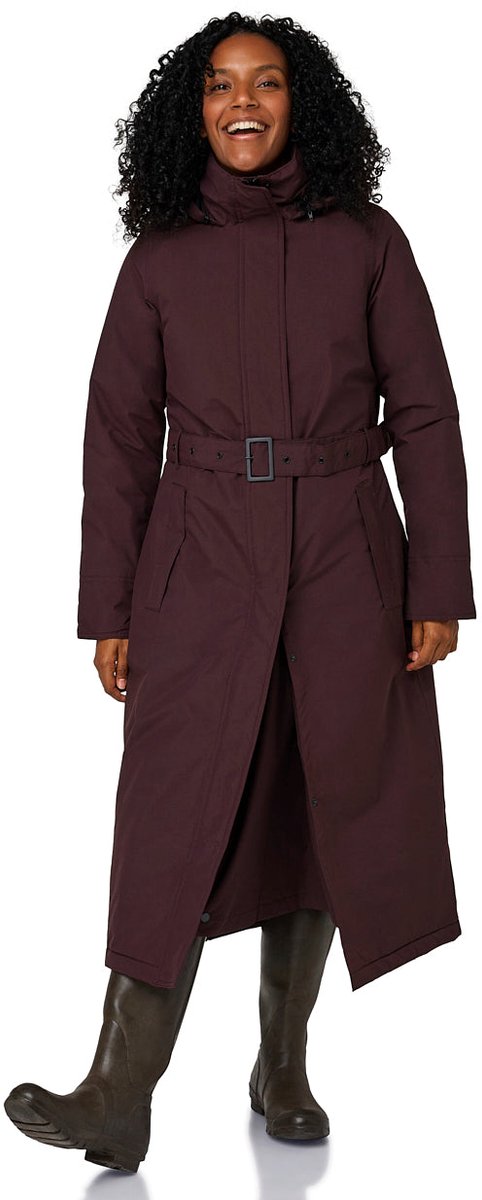 Happy Rainy Days Lange Regenjas Dames Toronto Burgandy