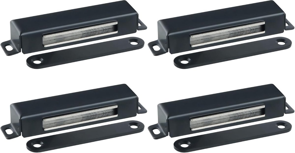Krachtige 4PACK Magneten voor Keukenkasten, Deurvergrendeling tot 30kg, RVS Sluitingen voor Laden en Kasten