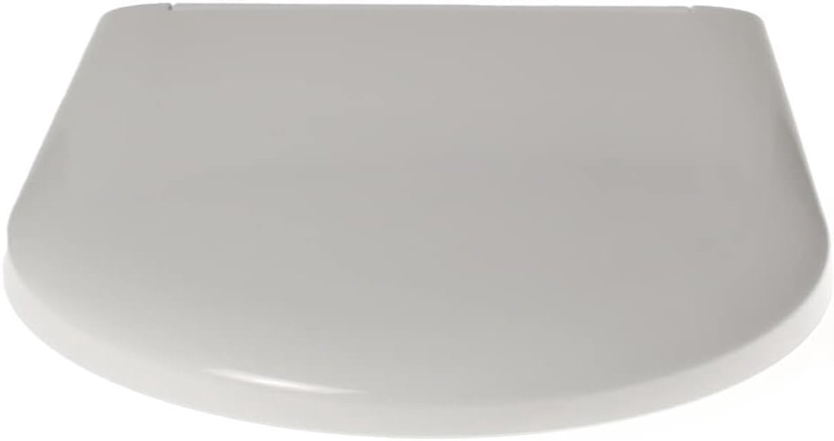 Toiletbril voor CIELO SMILE omhullend Duroplast wit scharnier roestvrij staal