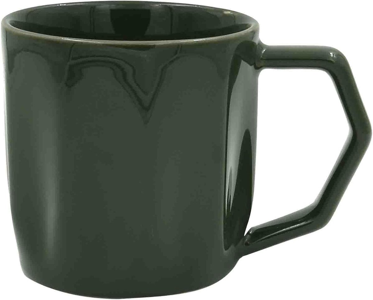 Mokken, set van 2 gladde matte porseleinen koffiemokken, theekopje, kantoor en thuis, gezondheidscadeau, grote capaciteit, 420 ml
