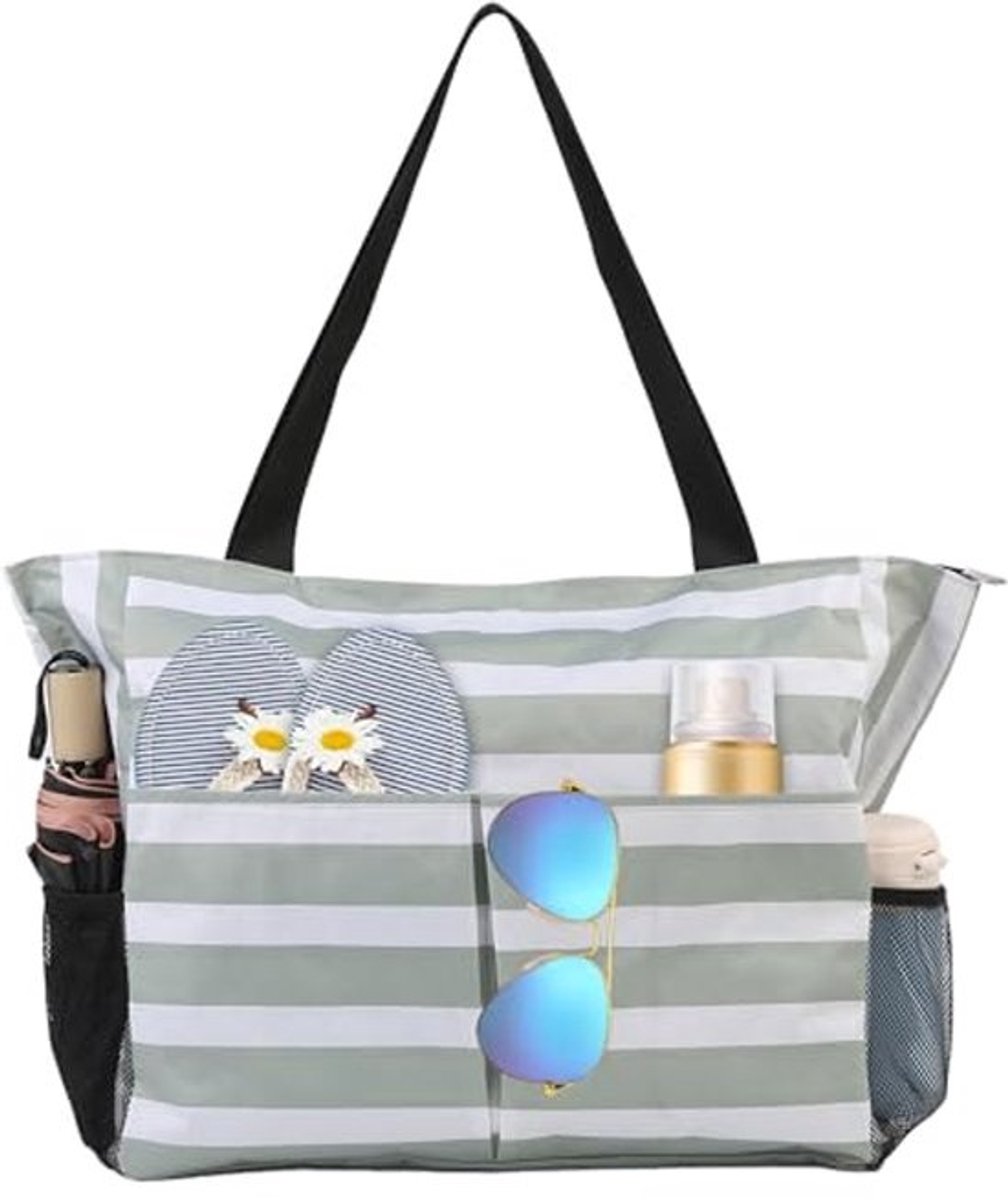 Grote Waterdichte Strandtas Dames - XXL Tote Bag voor Strand, Reizen en Sport