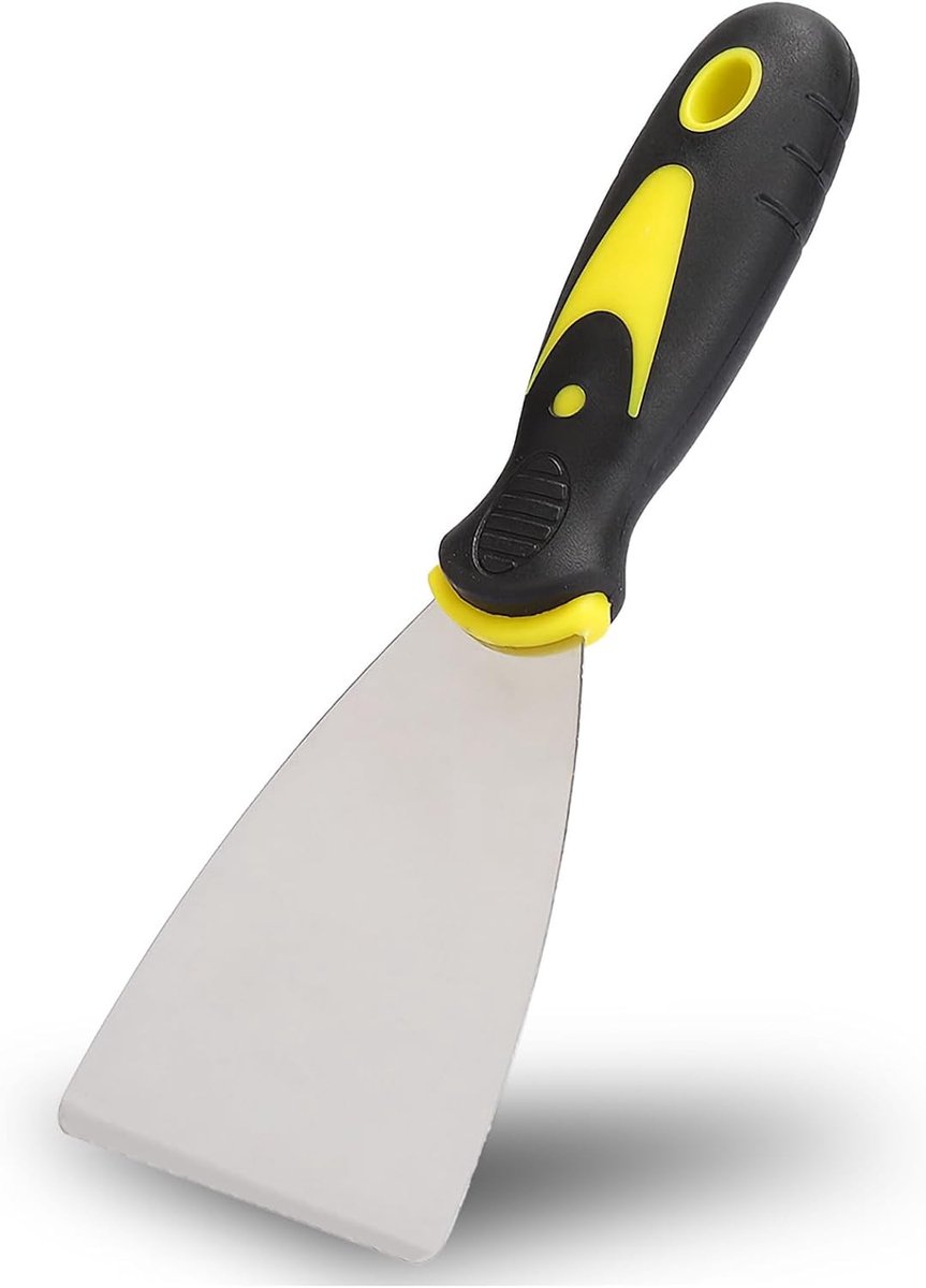 3D Printer Spatula en Scraper voor het Verwijderen van Modellen, RVS en Rubber Handvat, Ideaal voor Warm Bed en Precisiewerk