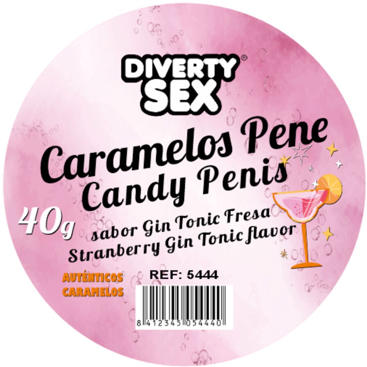 Penis Snoepjes met Gin & Tonic Smaak