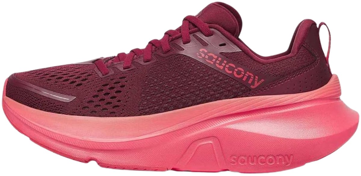 Saucony GUIDE 17 Hardloopschoenen – 44 1/2 Aalbes/peperrood