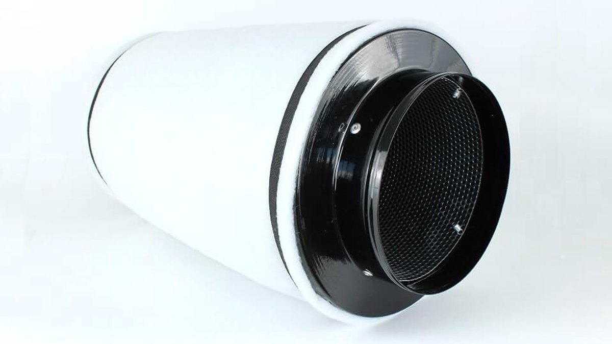 Actieve koolfilter Ø 200 mm met actieve kool in kokosnootschaal