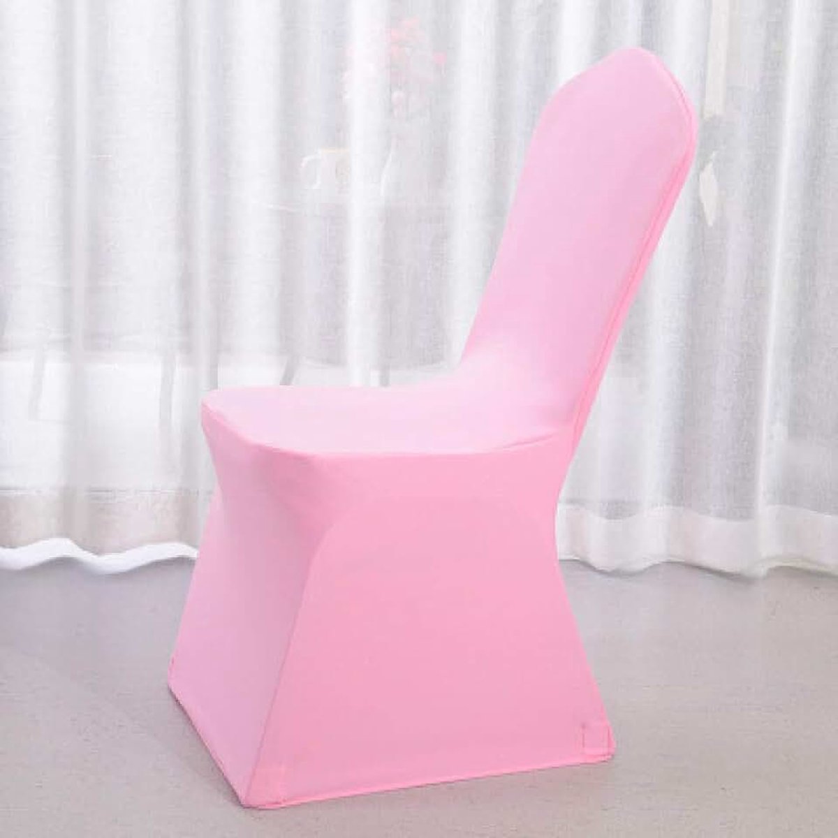 Elastische stoelhoes hotel eetkamerstoelhoes extra dikke luchtlaag stoelhoes elastisch stuk 2 sets
