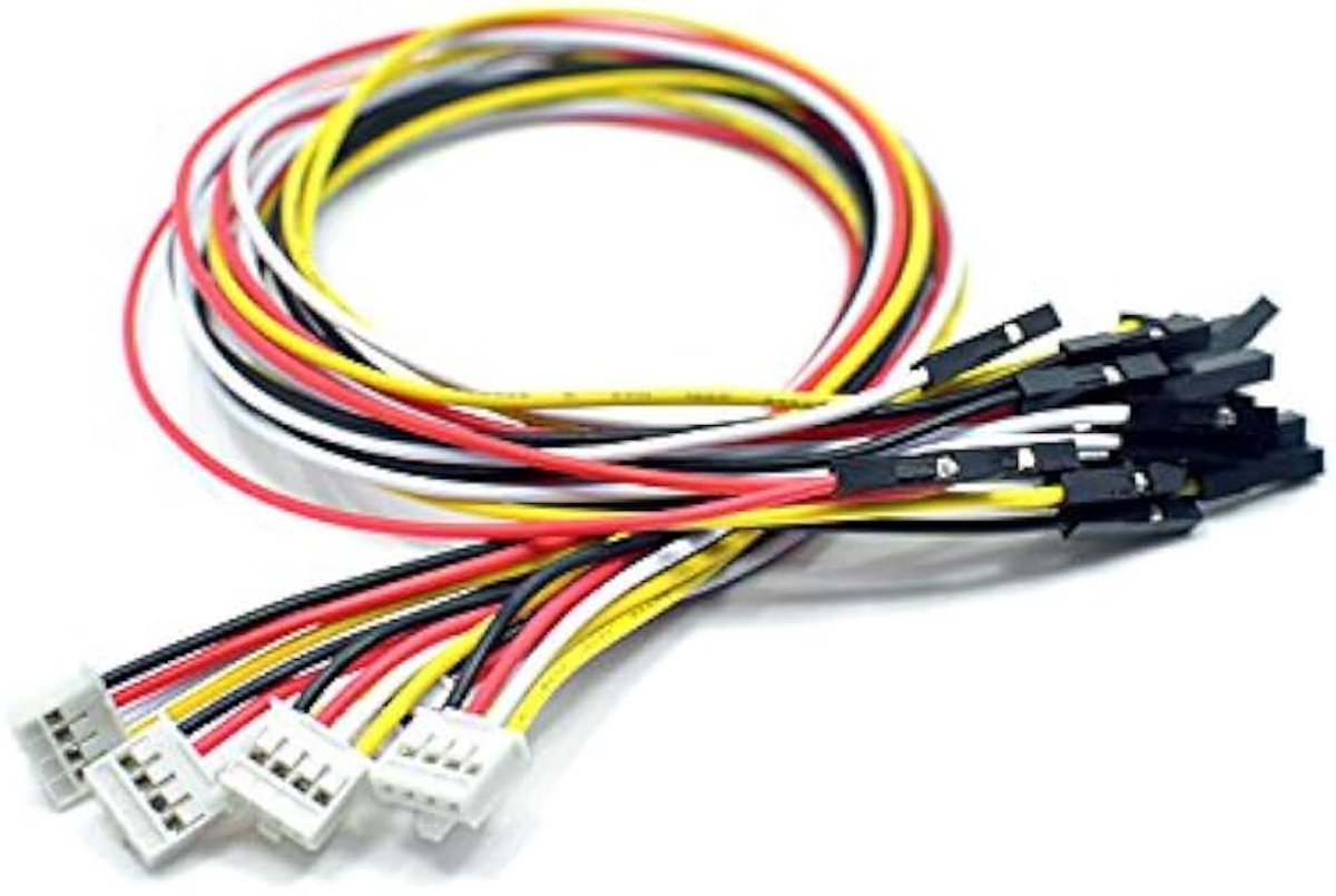 Pins naar 4-pins vrouwelijke conversiekabel (5 stuks per verpakking)