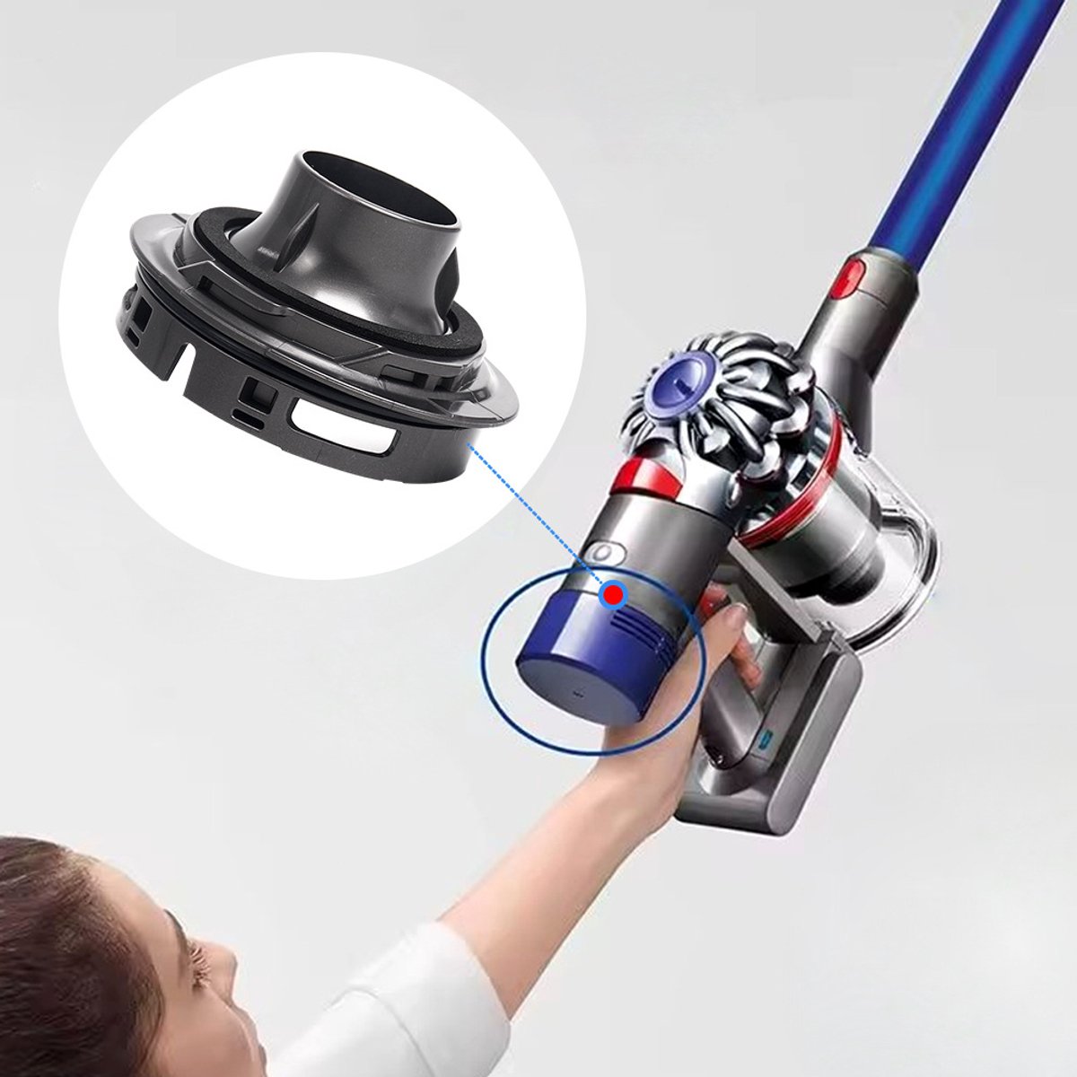 Motor achterkap Geschikt voor Dyson V7 V8 stofzuiger