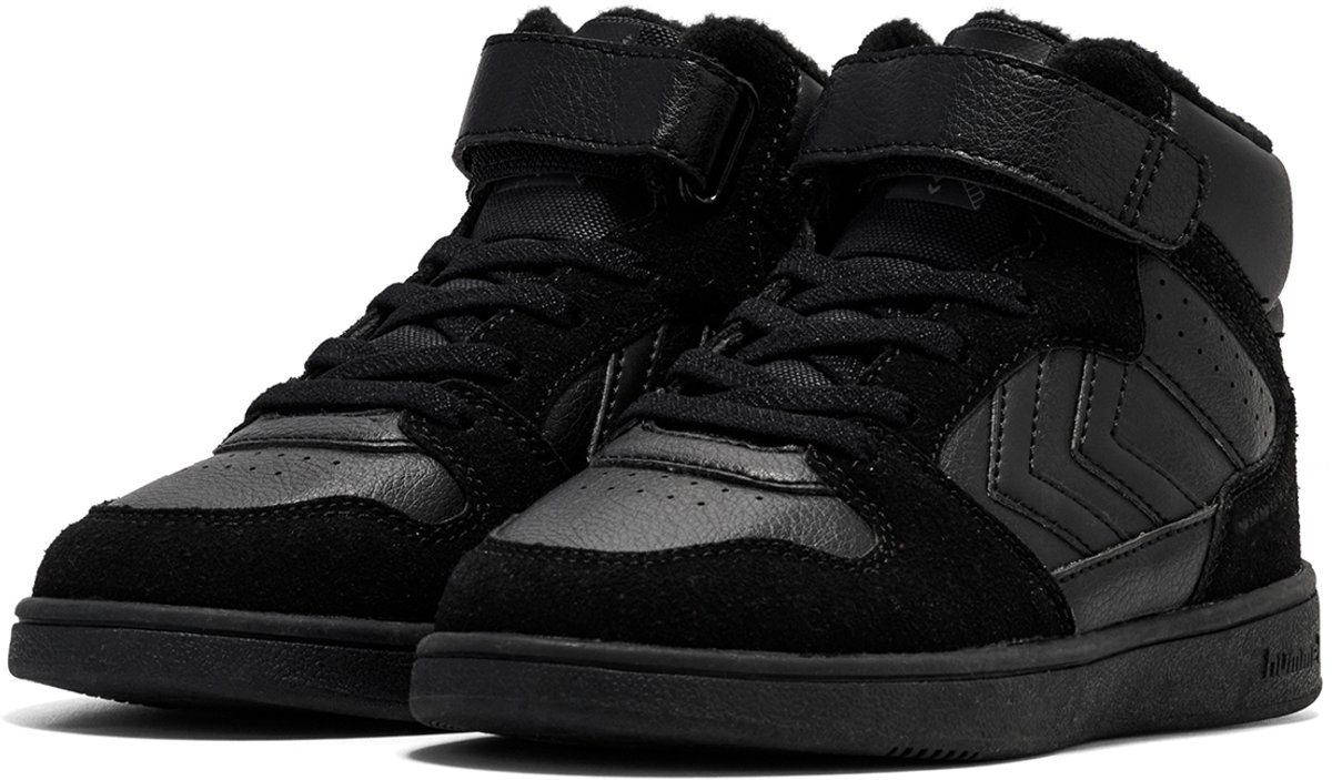 Hummel Kinderen ST POWER PLAY MID WT JR Sneakers Klittenband Zwart