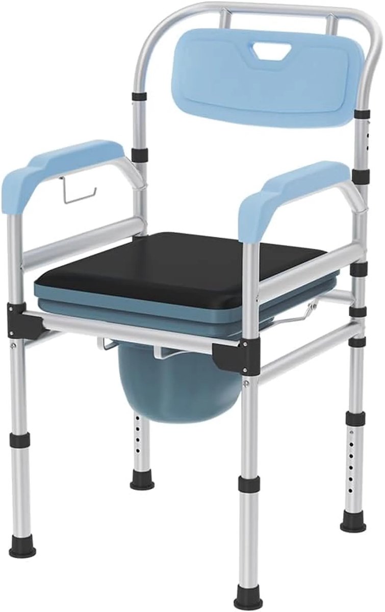 Douchekruk In Hoogte Verstelbaar – 7 Hoogtestanden – Antislip – Lichtgewicht – Tot 135 kg – Wit