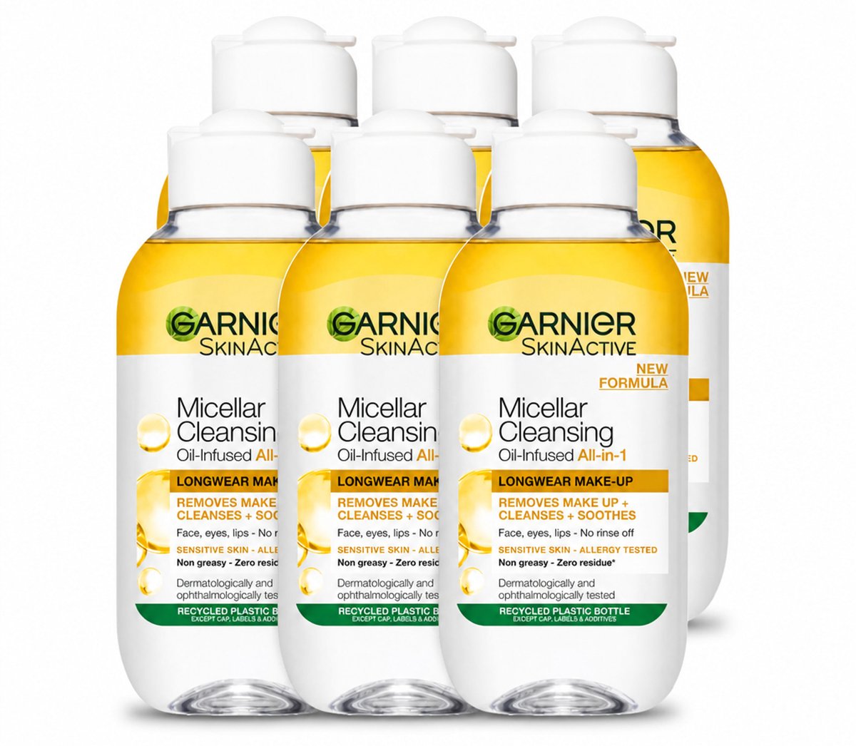 6 x Garnier - Micellair Reinigingswater - Olie - 100 ml - Voordeelverpakking - 6 stuks