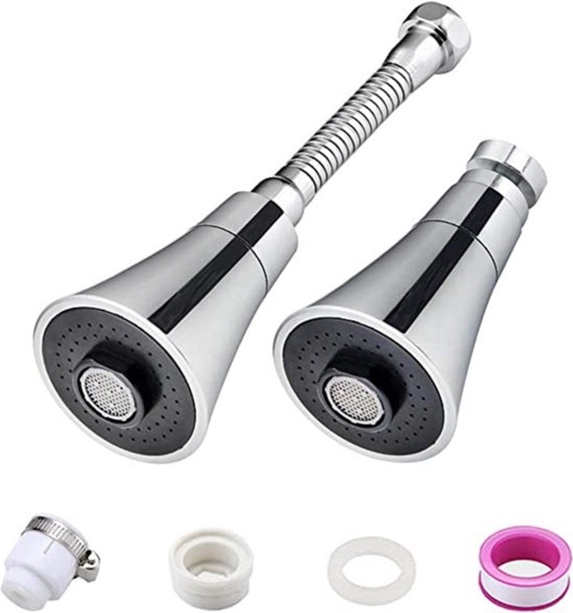 waterbesparend opzetstuk voor kraan (roestvrij) kraan opzetstuk / kraan opzetstuk - faucet attachment - Crane extension