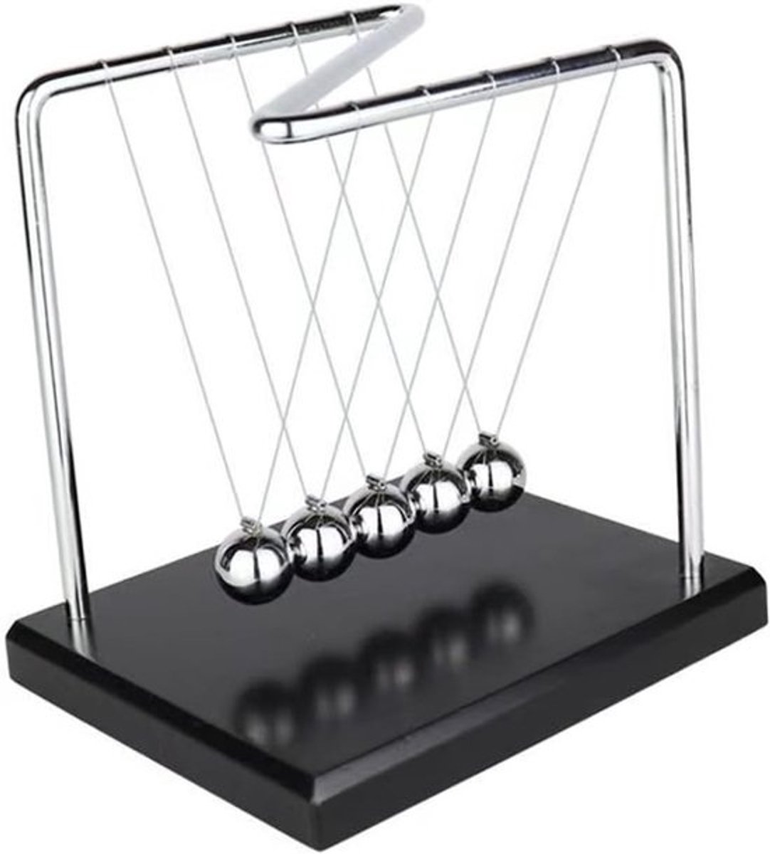 Z Shape Newtons Pendulum Ball – Balance Balls voor Wetenschappelijk Speelgoed, Psychologie en Desk Ornament Kinetisch Gadget
