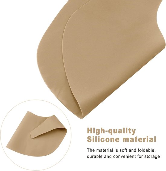 Kinderstoel placemat, 2 stuks duurzame kinderstoel placemat siliconen, voor Tripp Trapp kinderstoel accessoires, geschikt voor StokPG-01ke Tripp Trapp kinderstoel lade (kaki/groen) — afbeelding 5