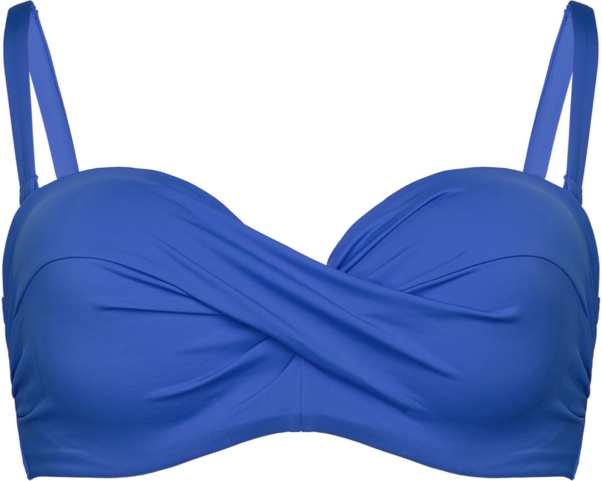 ESOTIQ Base - Bandeau-bikinitop - Met beugels - Afneembare bandjes - Blauw