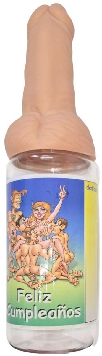Diablo Picante - Penis Feeding Bottle Birthday Flesh 750 Ml