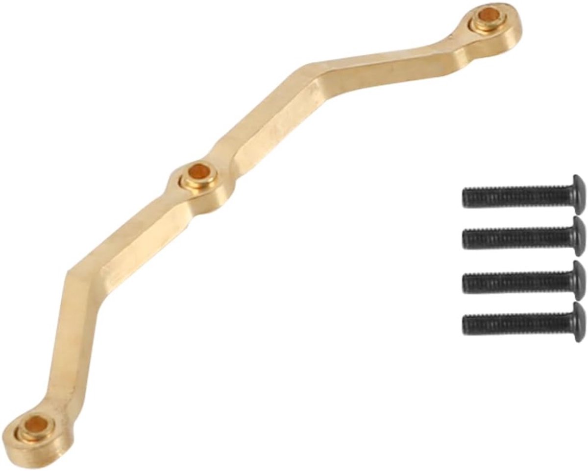 Stuurstang verbindingsstukken, messing stuurverbindingen voor TR X4M 1/18 RC Crawler auto-upgrade onderdelen (goud)