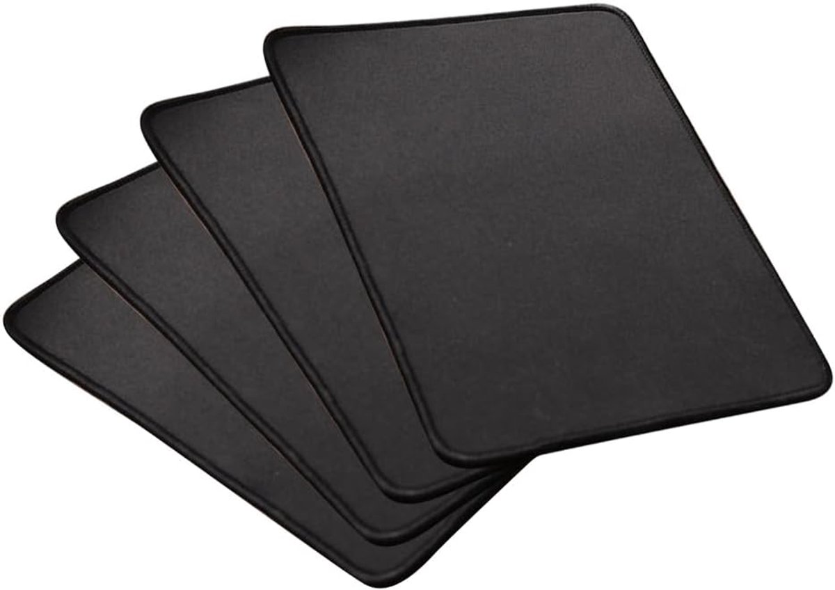 4 stuks muismat 250 x 210 x 2 mm gaming muismat antislip muismatten rubberen basis muismat voor computer kantoor spel studio laptop