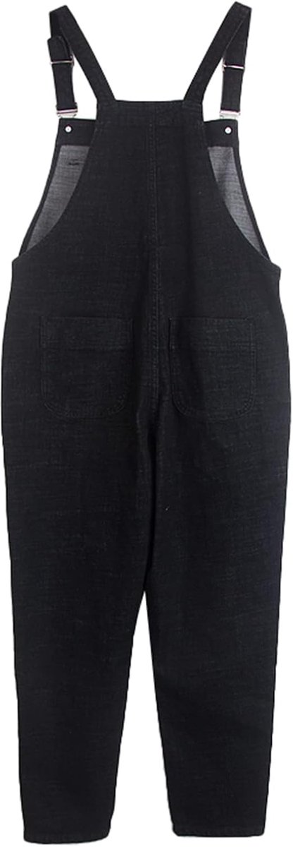 Plus Size Stretch Denim Tuinbroek Bib Overalls Lange Jumpsuits Playsuits Jean Broek (XS-6XL), Zwart, 44 — afbeelding 5